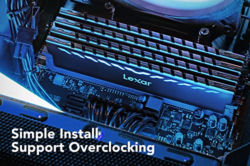 Lexar LD4BU008G-R3200GDXG THOR DDR4 Arbeitsspeicher 16GB (2x8GB) 3200 MHz CL16 XMP 2.0 1,35V UDIMM 288-Pin