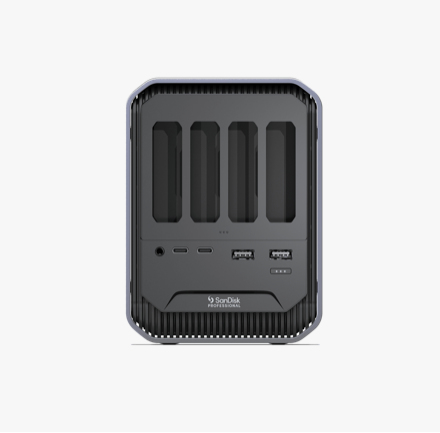 SanDisk Pro Dock 4 Kabelgebunden Thunderbolt 3 Graphit