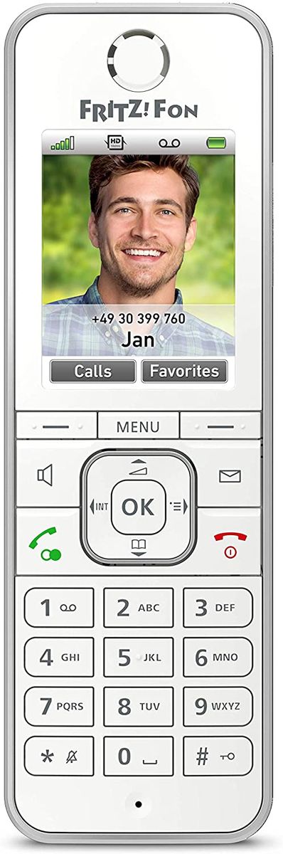 AVM FRITZ!Fon C6 International DECT Phone Caller Identification