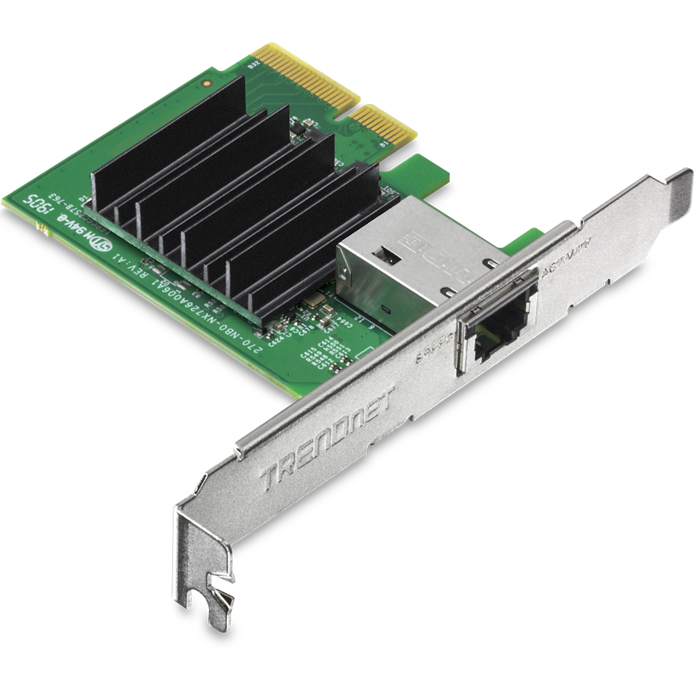 Trendnet Network card, PCI Express x4, 10 Gigabit Ethernet, 1x RJ45