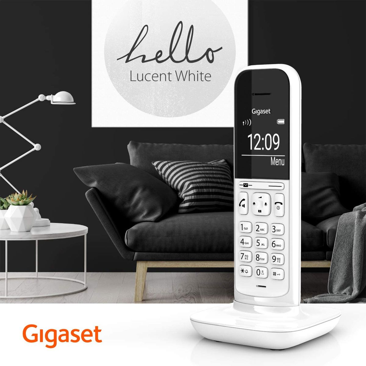 Gigaset CL390 Analogue DECT Phone CL390 Analogue DECT Phone Wireless Handset Handsfree Phone 150 Voices
