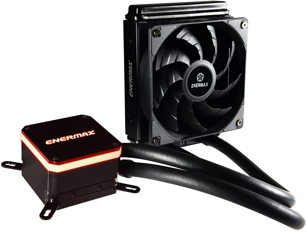 ENERMAX Wasserkühlung, Flüssigkeitskühlung des AIO LIQMAX III Prozessors 120 HF - 1 Lüfter 12cm schwarz 120mm Liqmax III