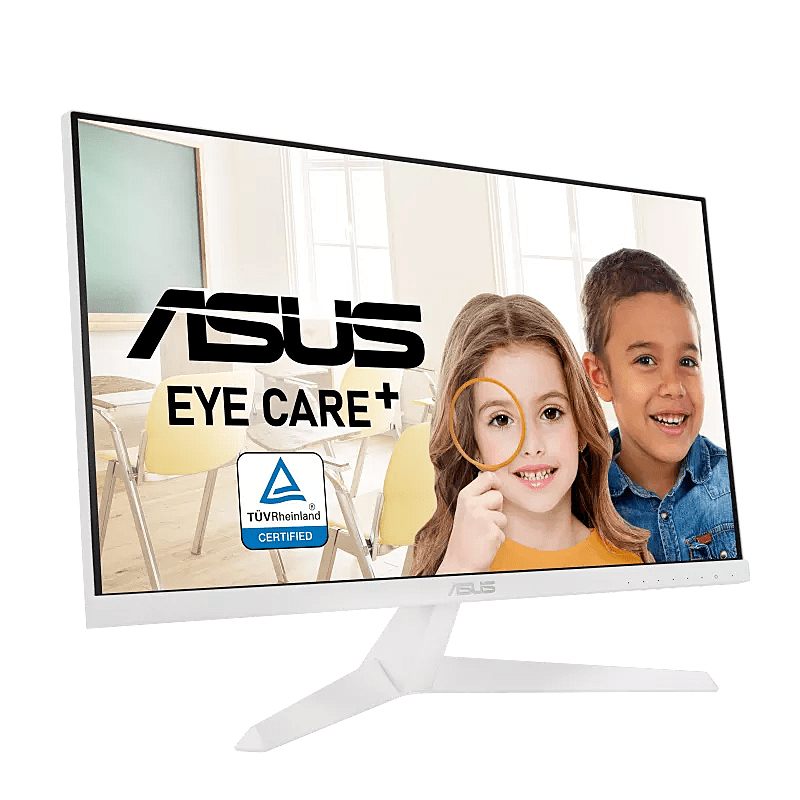 ASUS VY249HE-W Monitor 60,5 cm (23,8") Full HD 1920 x 1080 IPS 75 Hz 1 ms AMD FreeSync VESA 100x100 Weiß