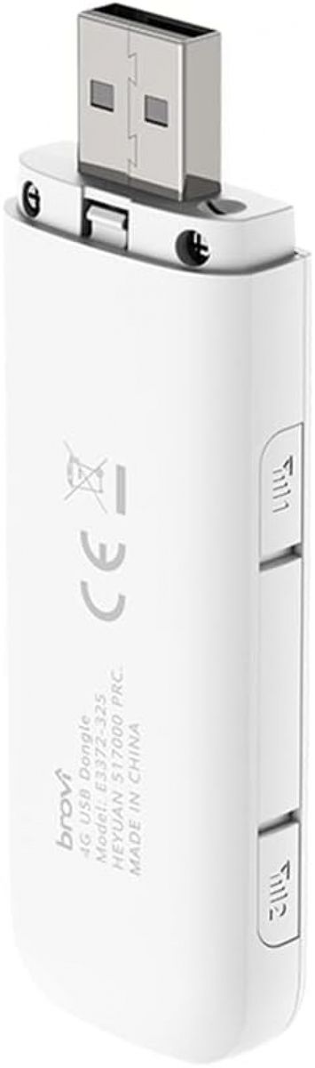 HUAWEI Zowee 4G LTE USB-Dongle-CAT4, Download-Geschwindigkeit bis zu 150 Mbps, Plug & Play,weiß