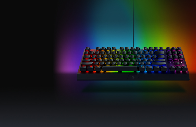 Razer BlackWidow V3 TKL Gaming Keyboard Green Switches Chroma RGB ESP Layout - QWERTY