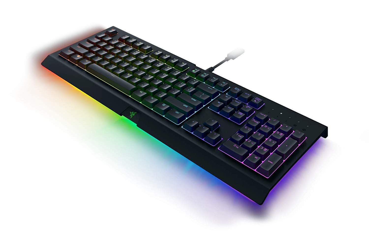 Razer Cynosa Chroma Pro Gaming Keyboard Membrane RGB Underglow USA Layout QWERTY ISO