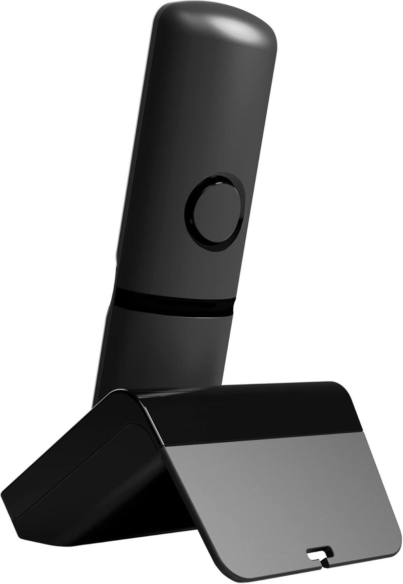 Alcatel S280 DUO Schnurloses DECT-Telefon mit Anrufbeantworter, Freisprechfunktion, Telefonbuch 50 Einträge, NiMH Akku AAA, Schwarz