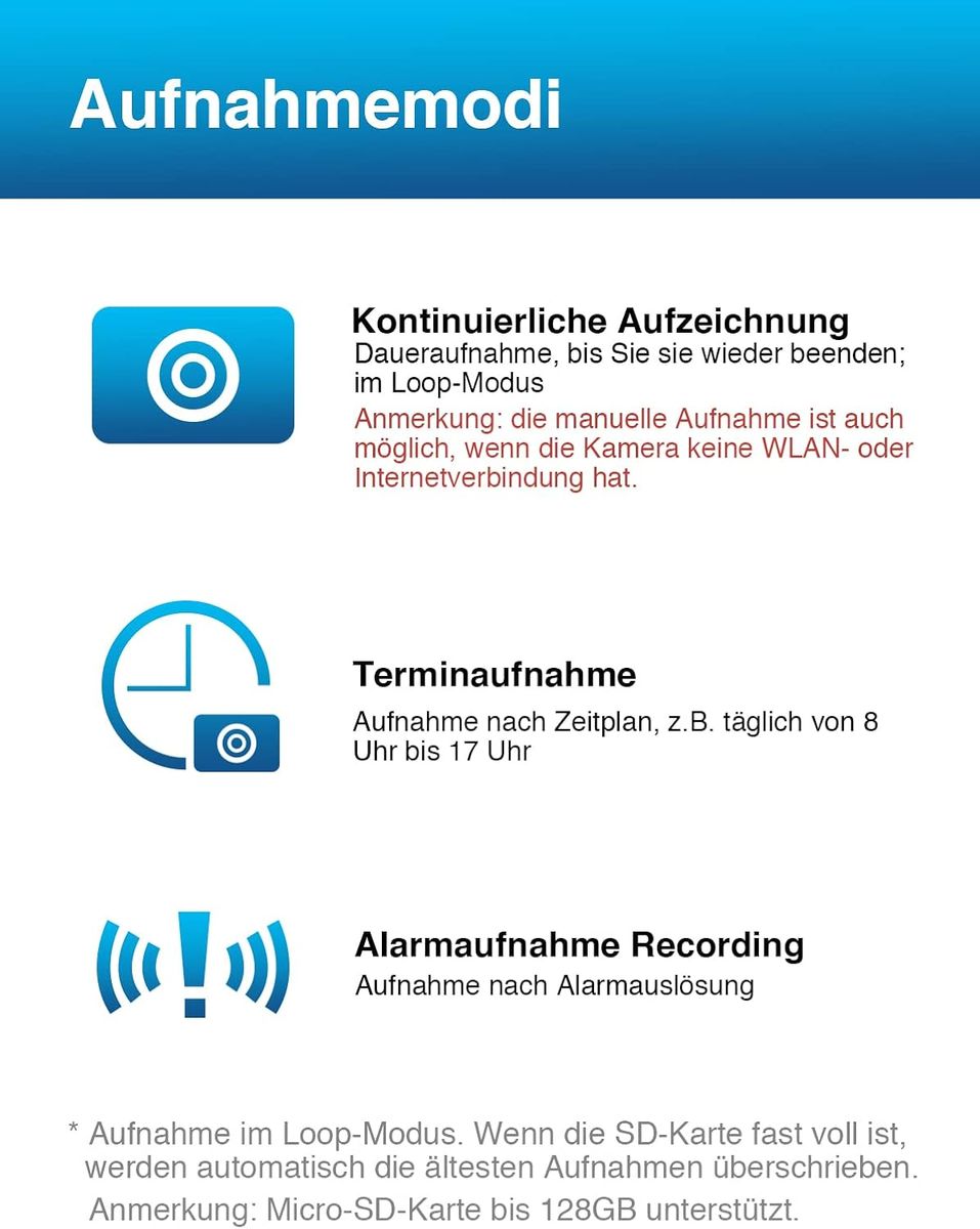 HiKam HI-WI-05Plus Mini Überwachungskamera, WLAN, Akku 2600 mAh, 4K/2K, Nachtsicht 6 m, Bewegungsmelder, App, Kompakt, Innen & Außen