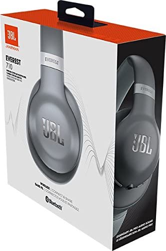 JBL Everest 710 Headphones Binaural Wired/Wireless Silver Headset (Wired/Wireless, Headband, binaural, Circumaural, 10 – 22000 Hz, Silver)