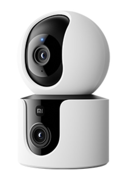 Xiaomi Dual Smart Camera C300 Innen IP-Sicherheitskamera, WLAN & Bluetooth, PTZ, 3 MP (2304 x 1296), Nachtsicht, MicroSD, Decke/Wand/Schreibtisch, Weiß, EU