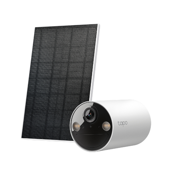 TP-Link Tapo C410 Kit IP-Außenkamera 2K 3 MP (2304 x 1296) Akku & Solar Vollfarbige Nachtsicht IP65 Decke/Wand EU V2.0