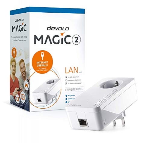 Devolo Magic 2 LAN Powerline-Ergänzungsadapter 2400 Mbit/s