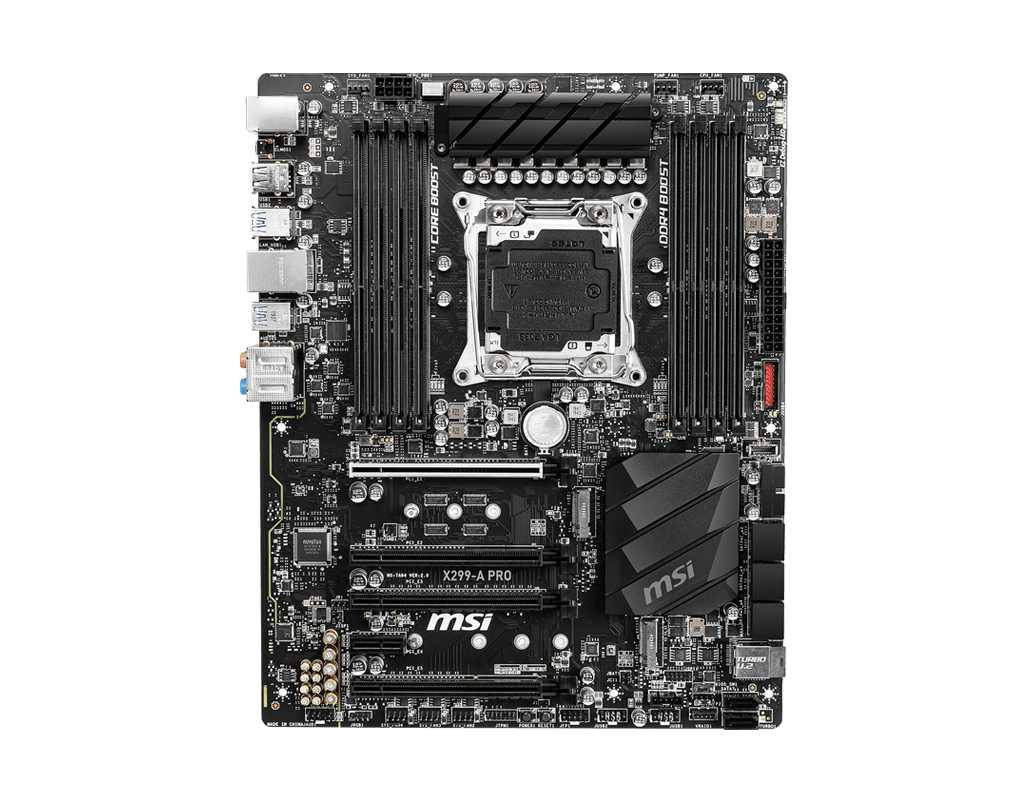MSI X299-A PRO Motherboard Intel® X299 LGA 2066 (Socket R4) ATX