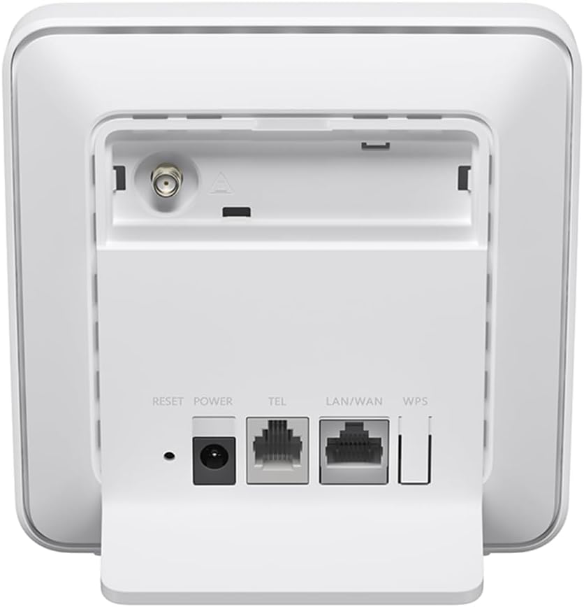 Huawei B320-323 4G Tabletop Router, Mobilfunk Router, Einzelband 2,4 GHz, Wi-Fi 4 (802.11n), 300 Mbit/s, NanoSIM, Ethernet WAN (RJ-45), SMA Antennen, Weiß