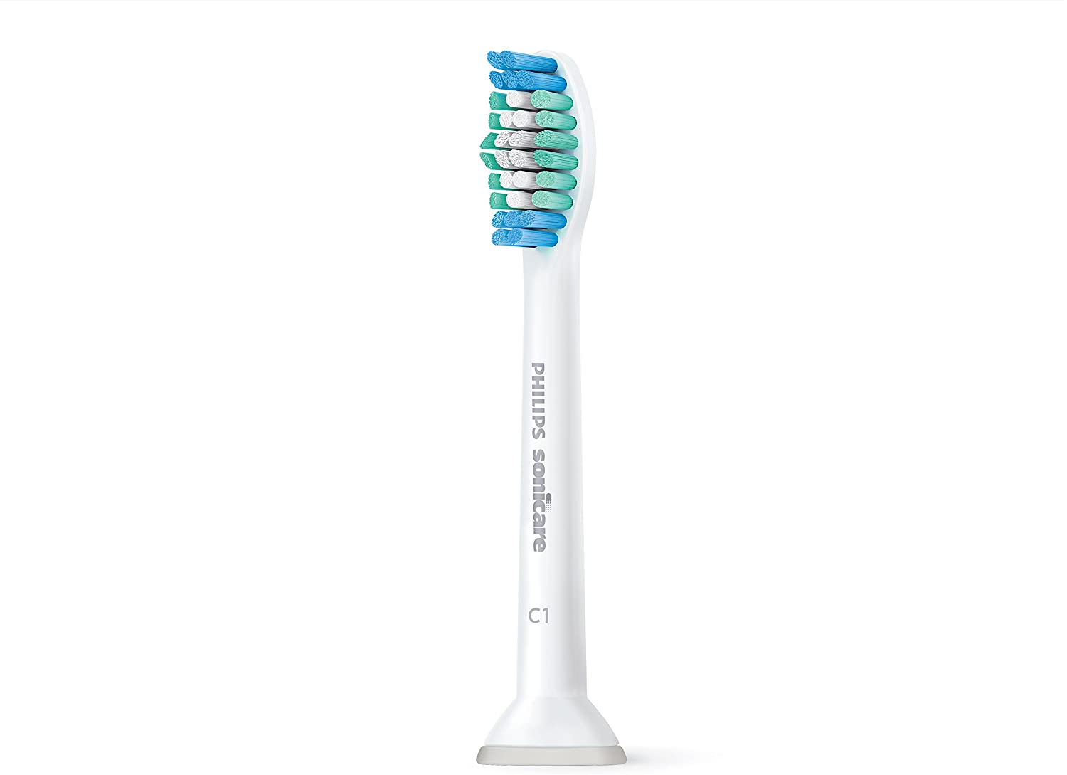 Philips Sonicare Original Basic Clean HX6010/30 brush, 1.5x more plaque removal, standard, pack of 10, White Single