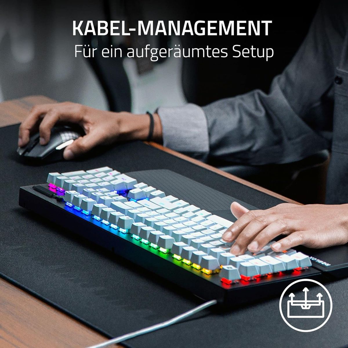 Razer BlackWidow V3 Roblox Edition Gaming Keyboard Green Switches RGB USA Layout QWERTY ISO