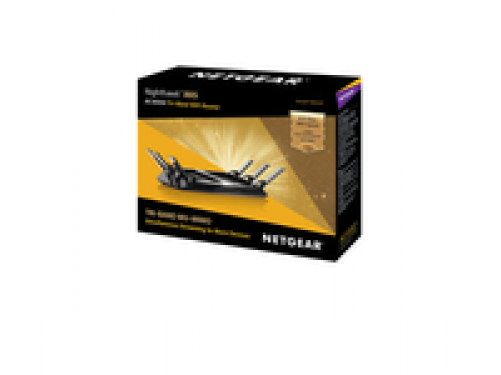 Netgear Nighthawk X6S WLAN-Router Tri-Band (2,4 GHz / 5 GHz / 5 GHz) Gigabit Ethernet Schwarz