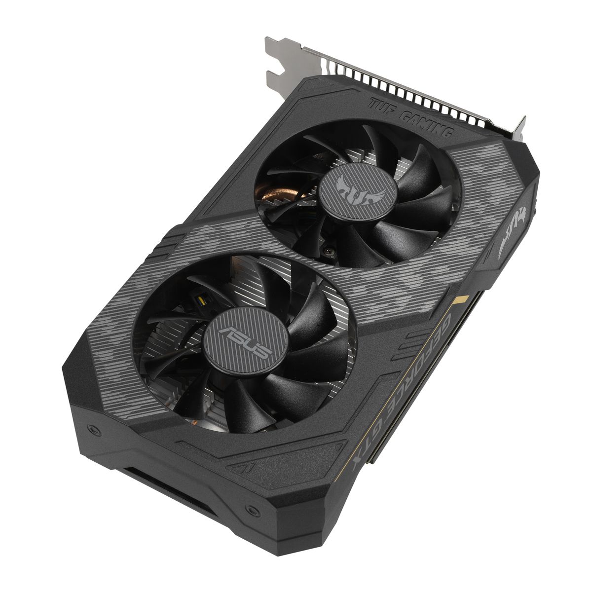 ASUS TUF-GTX1650-O4GD6-GAMING NVIDIA GeForce GTX 1650, 4 GB GDDR6, PCIe 3.0, HDMI 2.0b, DisplayPort 1.4, DVI-D, Dual-Fan, 204,5 mm