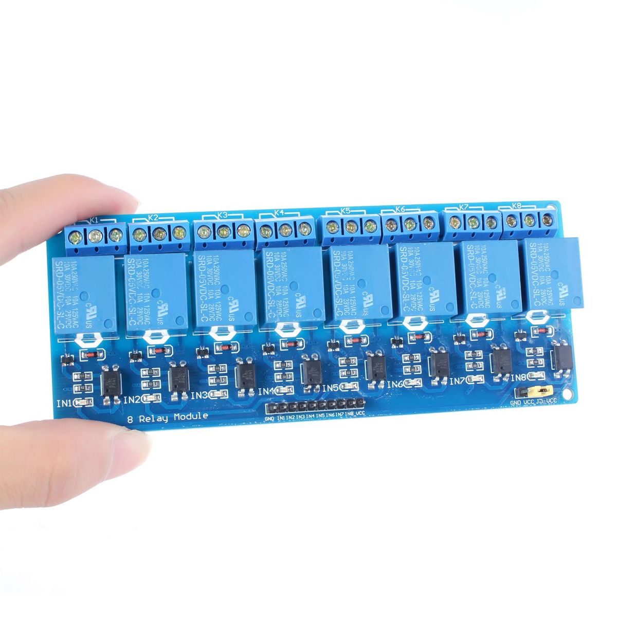 Neuftech 8-CH 5V 8-channel relay module board for Arduino PIC DSP AVR ARM relay module