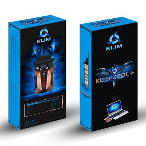 Klim Cool + Metall Gaming Laptop Kühler Hochleistungs USB Lüfter mit 3.500 U/min