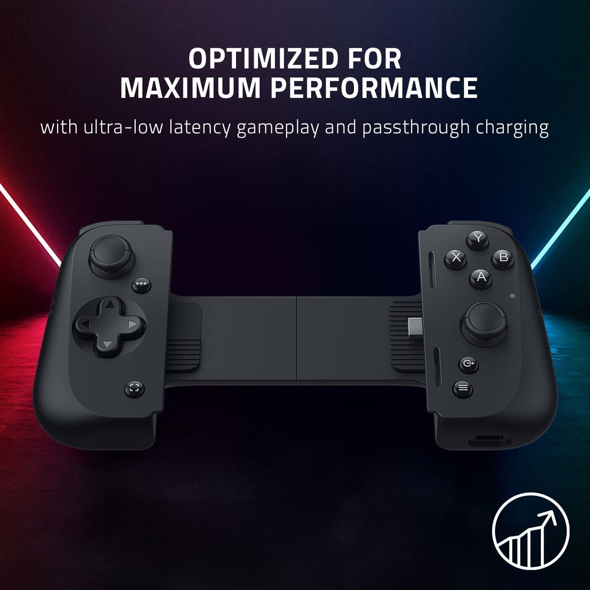 Razer Kishi V2 Mobile Gaming Controller for Android: Console Quality Controls - Universal Fit - Stream PC, Touch Screen Android Games - Customizable Triggers - Ergonomic Design