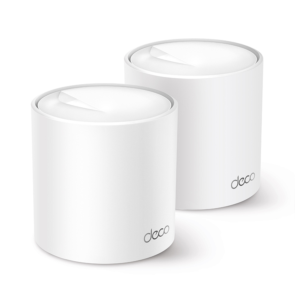 TP-Link Deco X60 AX3000 Wi-Fi 6 Mesh Dual Band WLAN Router & Repeater up to 465m² White 2er Pack v3.0
