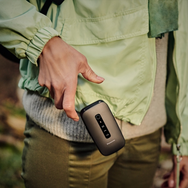 Panasonic KX-TU550 7,11 cm (2.8") Schwarz Einsteigertelefon