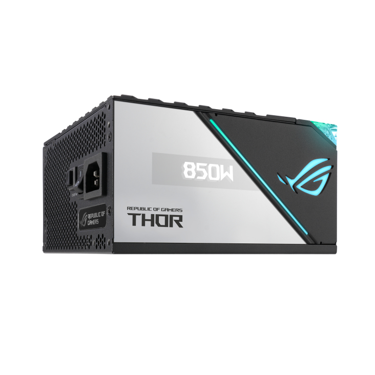 ASUS ROG Thor 850W Platinum II Netzteil, 850 W, 80 PLUS Platinum, Vollmodular, OLED-Display, 135 mm Lüfter, PCIe 5.0 Ready, Schwarz