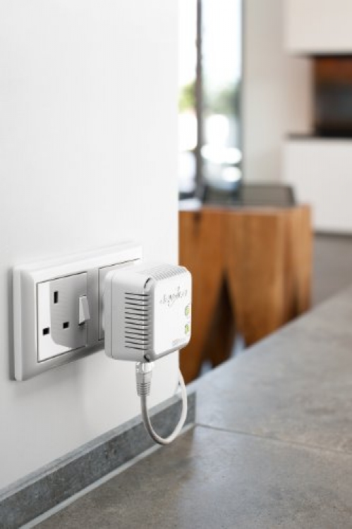 devolo dLAN 500 Wi-Fi Starter Kit PowerLan 2er Set UK