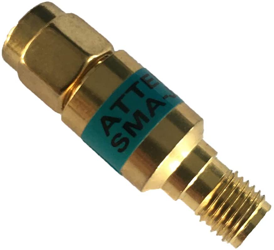 BECEN 2 Watt 3 dB SMA Type Fixed Damper - 2 W RF Fixed Attenuator SMA Plug 6 GHz