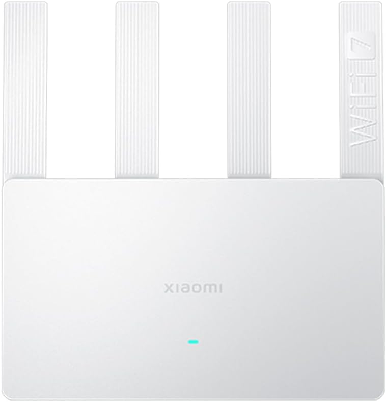 Xiaomi BE3600 RN06 WLAN-Router WiFi7, 2,5G-Port, Mesh-System, OFDMA, MLO Dualband, 3x Gigabit, Quad-Core, Weiß