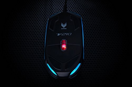 rapoo VPRO V210 Optische 3.000 DPI Ergonomische Gaming Maus mit Beleuchtung