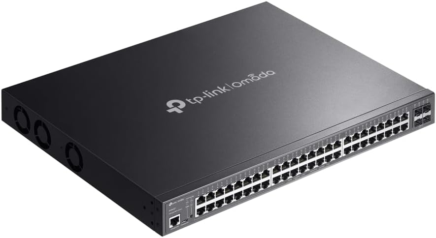 TP-Link Omada SG3452P Netzwerk-Switch Managed L2/L3 Gigabit Ethernet (10/100/1000) Power over Ethernet (PoE) 1U Schwarz