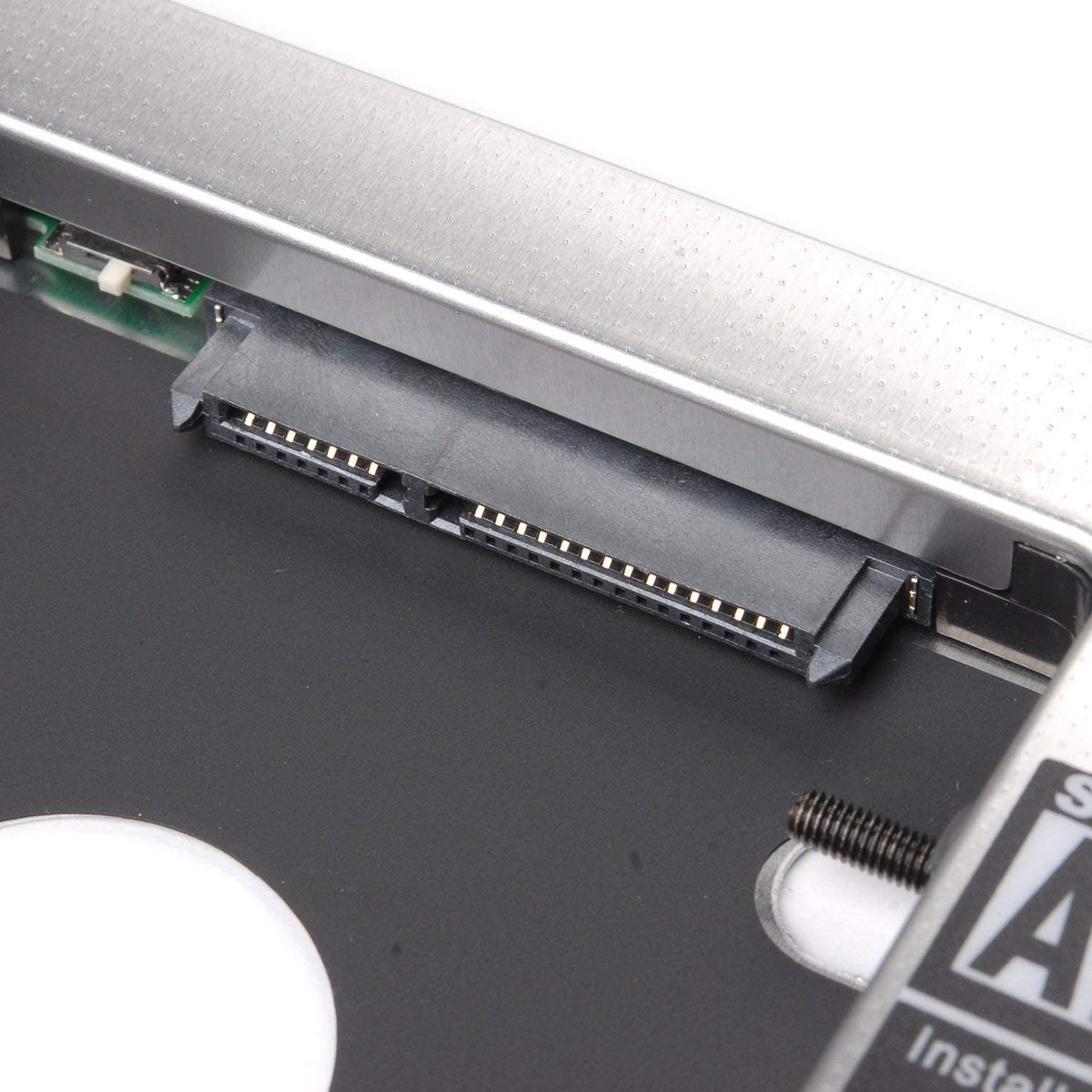 tinxi 2nd HDD Caddy 2nd HDD / SSD Bay Caddy SATA to SATA mounting frame Caddy Tray 9 5 mm for MacBook Pro 13 15 17