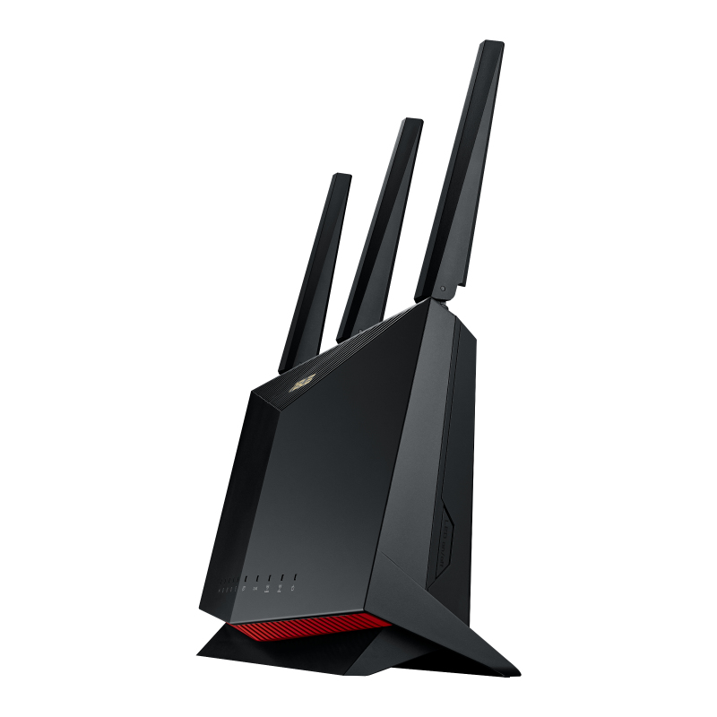 ASUS RT-AX86U Pro AX5700 AiMesh Dual Band WiFi 6 Gaming kombinierbarer Router (Tethering als 4G und 5G Router-Ersatz, PS5-kompatibel, Mobile Game Mode, AiProtection Pro, 2.5G Port, Gaming Port) 5.700 Mbit/s 1x WAN + 4x LAN + 2x USB 3.2