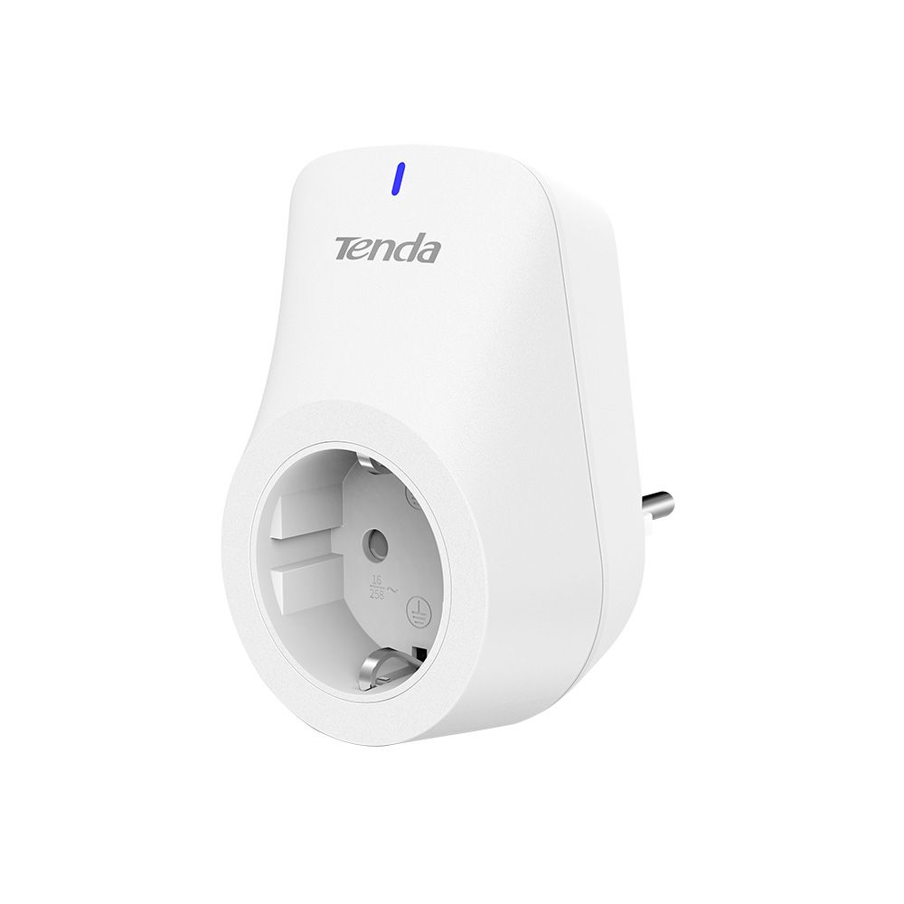 Tenda WLAN Smart Steckdosen SP6, 16A WLAN Plug kompatibel mit Alexa, Google Assistant, APP Fernsteuerung & Sprachsteuerung, Intelligenter Stecker mit Timer, Away Modus, Nur 2.4GHz WiFi, 2er Pack Ohne Energieverbrauchsanzeige 2er Pack 16A