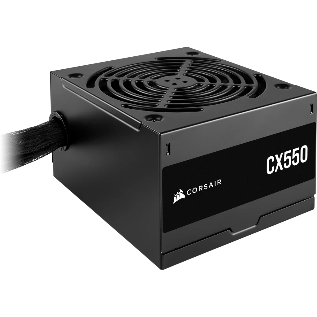 Corsair CP-9020277-EU CX550 Netzteil 550 W ATX 80 PLUS Bronze, 24-pin ATX, 1x 6+2-pin PCIe, 8x SATA, Nicht-modular, Schwarz