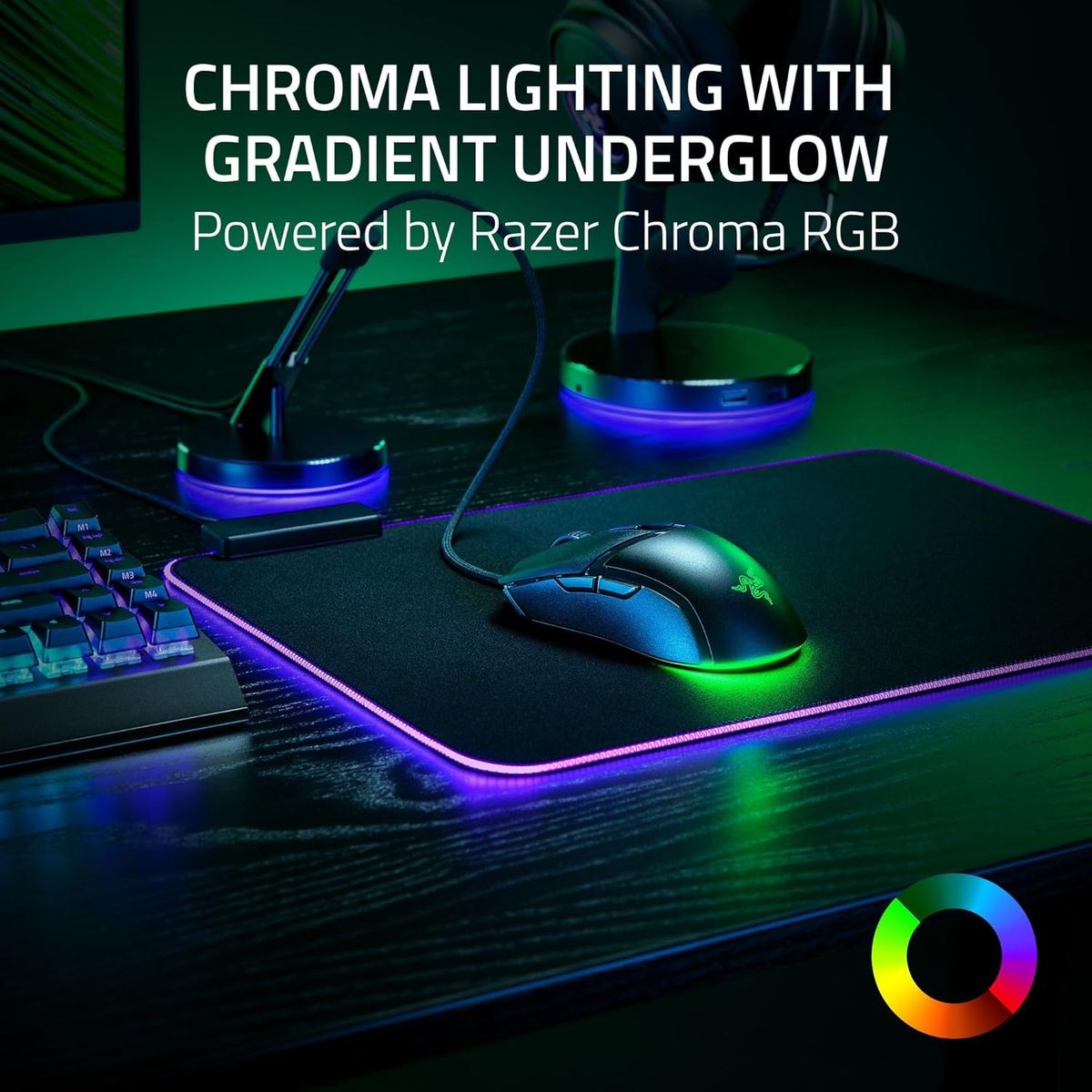 Razer Cobra Gaming Maus: 58g, Gen-3 Optische Schalter, Chroma RGB-Beleuchtung, 8500 DPI Sensor, PTFE-Füße, Speedflex-Kabel - Schwarz Razer Handheld Dock Chroma HDMI & USB Charging Hub für mobile Gaming- oder Tablet-Geräte