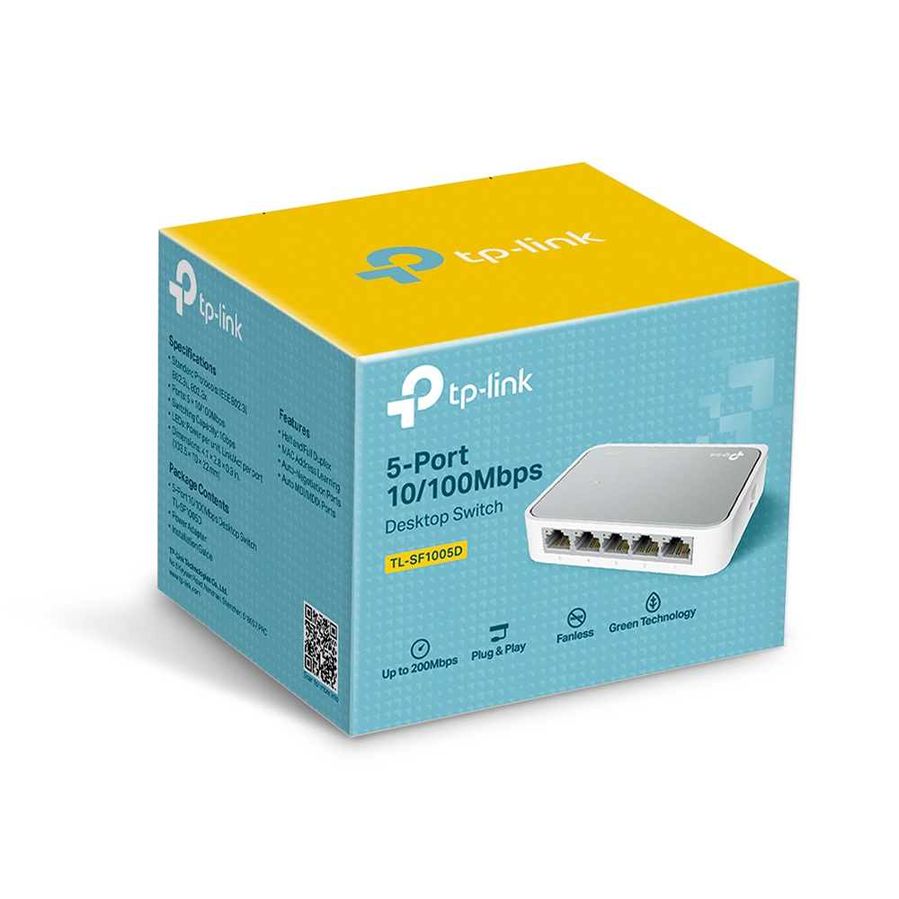 TP-Link 5-Port-10/100Mbit/s-Desktop-Switch V17