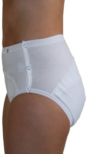 Hydas incontinence briefs buttonable - washable and dryer suitable size 46/48, 1 piece ladies 46/48-men 54/56