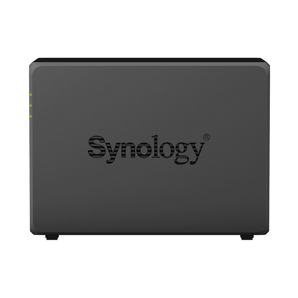 Synology DS723+ 2-Bay NAS Tower, Ryzen R1600, 2 GB DDR4, DiskStation Manager DSM 7.1.1, 10GbE-ready, 2x NVMe, Schwarz