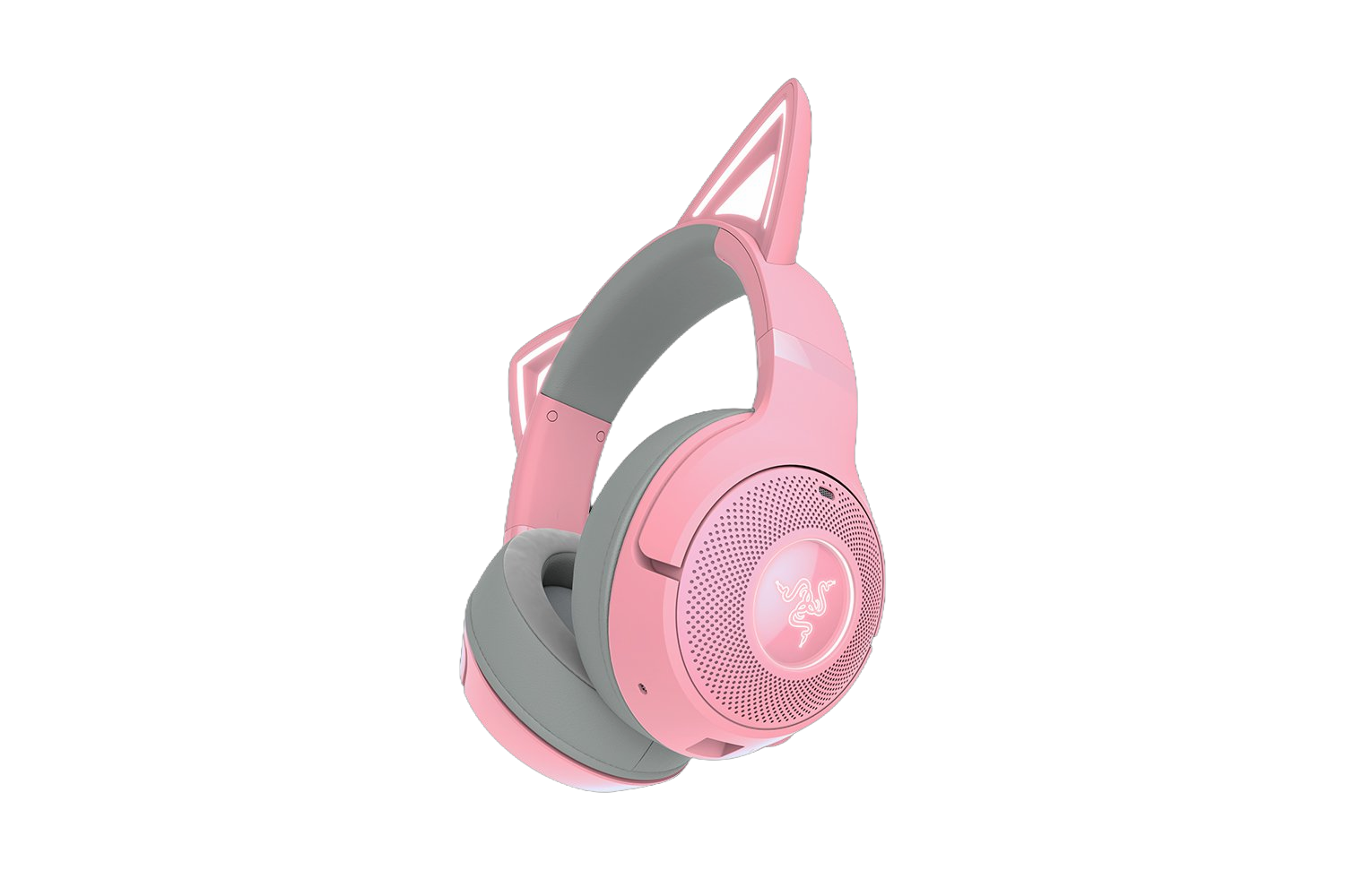 Razer Kraken Kitty V2 Gaming Headset BT Virtual 7.1 Surround-Sound for PC Quartz