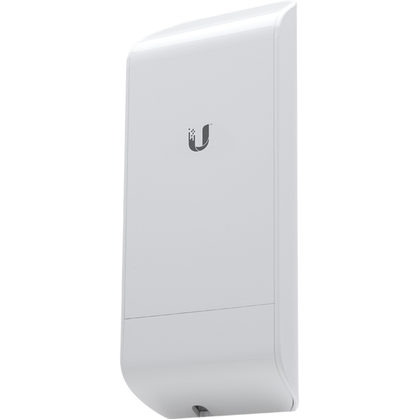 Ubiquiti LocoM5 Netzwerkbrücke 150 Mbit/s, WLAN 5 GHz, 13 dBi interne Antenne, PoE 24 V, Weiß