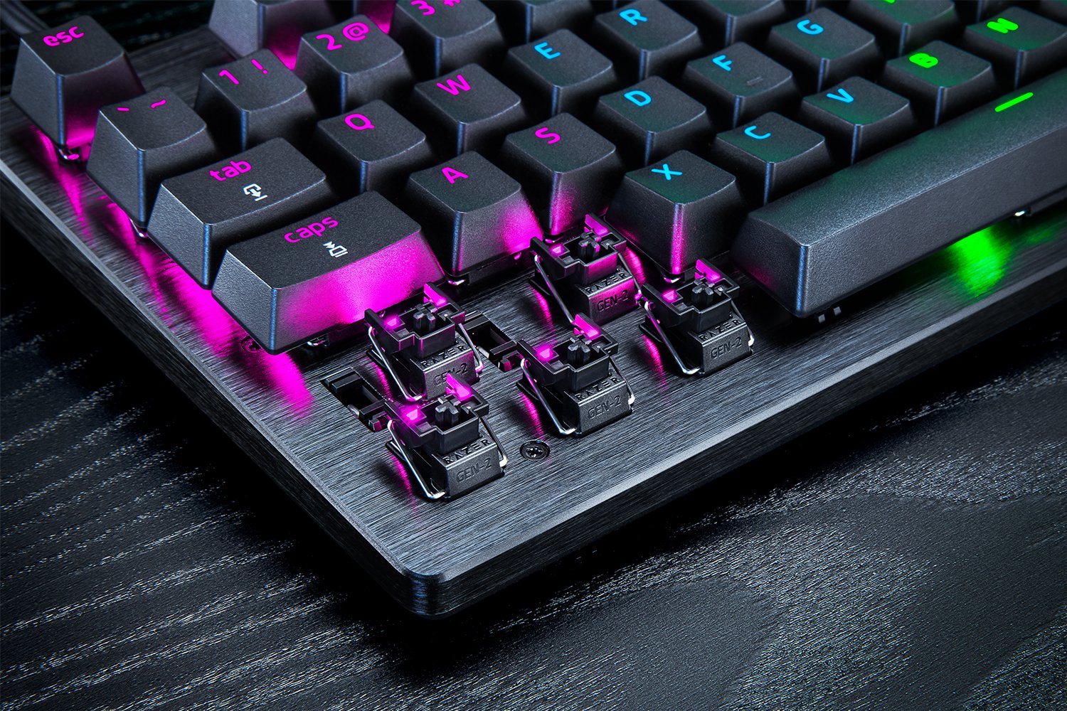Razer Huntsman V3 Pro TKL Gaming Keyboard Media Buttons Analog Optical Switches Chroma RGB DEU Layout QWERTZ
