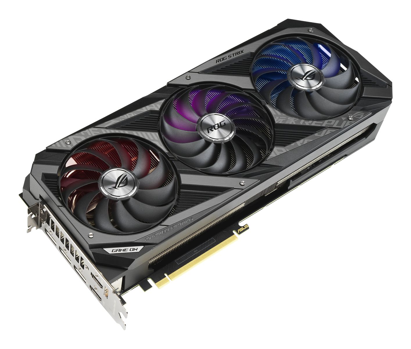 ASUS ROG Strix RTX 3070 Ti O8G Gaming Grafikkarte, NVIDIA GeForce RTX 3070 Ti 8 GB GDDR6X, PCIe 4.0, 3xDP 1.4a, 2xHDMI 2.1, 3x 8-pin, 2,9 Slots, 318,5 mm