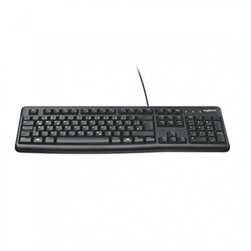 logitech K120 Tastatur USB Tastatur schwarz ES-Layout