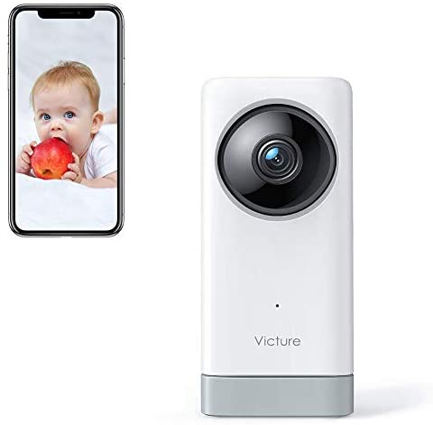 Victure 1080P baby monitor with camera, baby camera 2.4G surveillance camera wifi