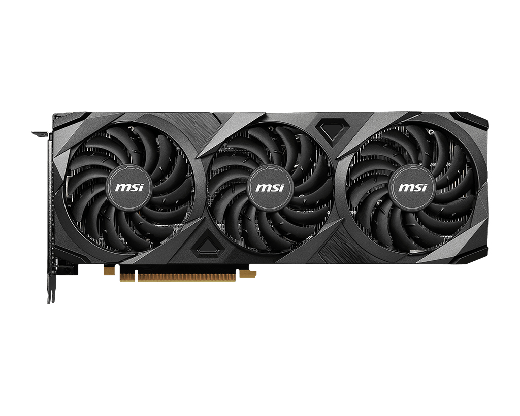 MSI VENTUS 3X PLUS GeForce RTX 3070 8 GB GDDR6 OC LHR, HDMI 2.1, 3x DisplayPort, PCIe 4.0, 220 W, 2x 8-pin