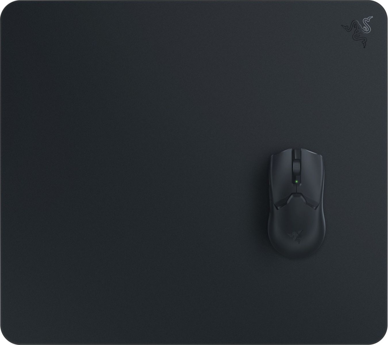 Razer Atlas Tempered Glass Gaming Mousepad Hard Ultra-Smooth Surface 450x400x5mm Black