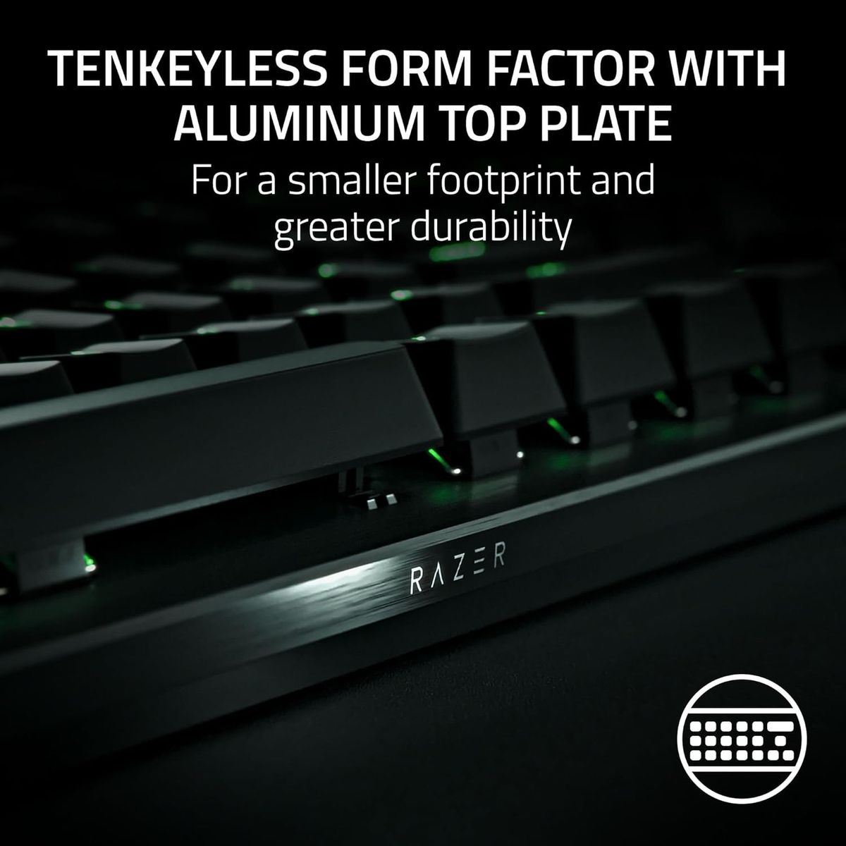 Razer Huntsman V3 Pro TKL Gaming Keyboard Media Buttons Analog Optical Switches Chroma RGB UK Layout QWERTY